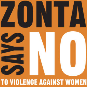 Zonta Says No Logo